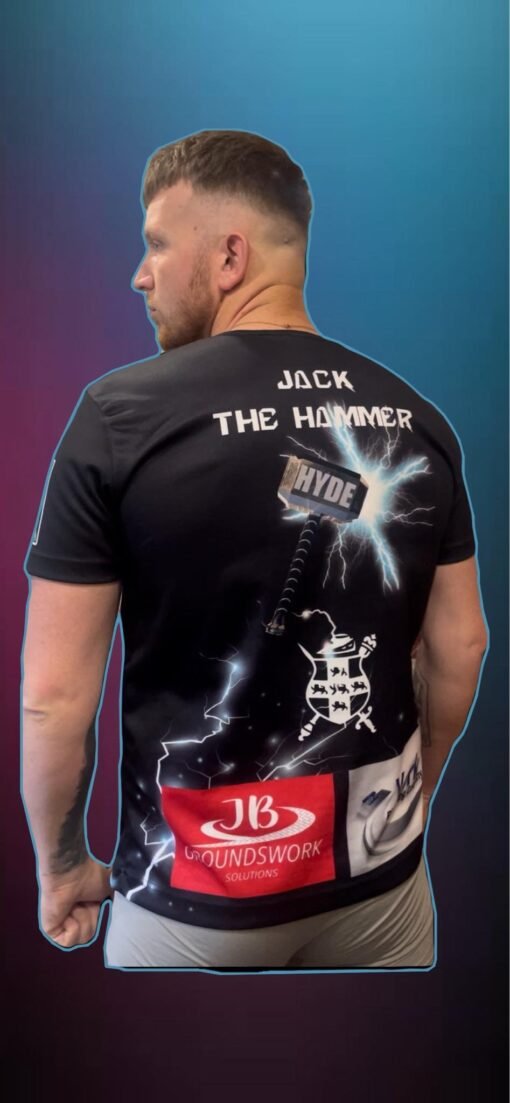 Jack 'The Hammer' Hyde Sublimated Fight T-Shirt: The Ultimate Combat Apparel - Image 2