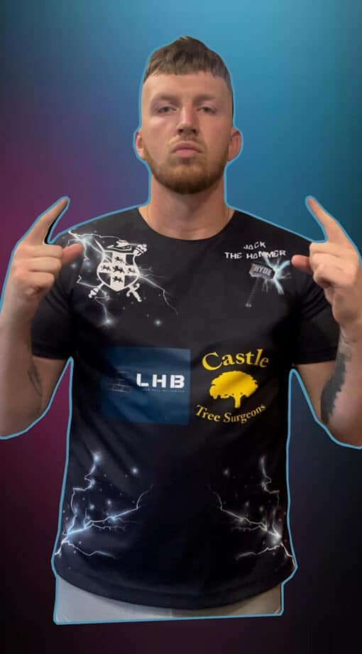 Jack 'The Hammer' Hyde Sublimated Fight T-Shirt: The Ultimate Combat Apparel