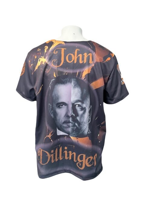 John 'Public Enemy no 1' Dillinger Sublimated T-Shirt - Image 2
